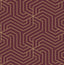 York Burgundy Ramsey Peel & Stick Wallpaper