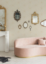 York Cream Ramsey Peel & Stick Wallpaper