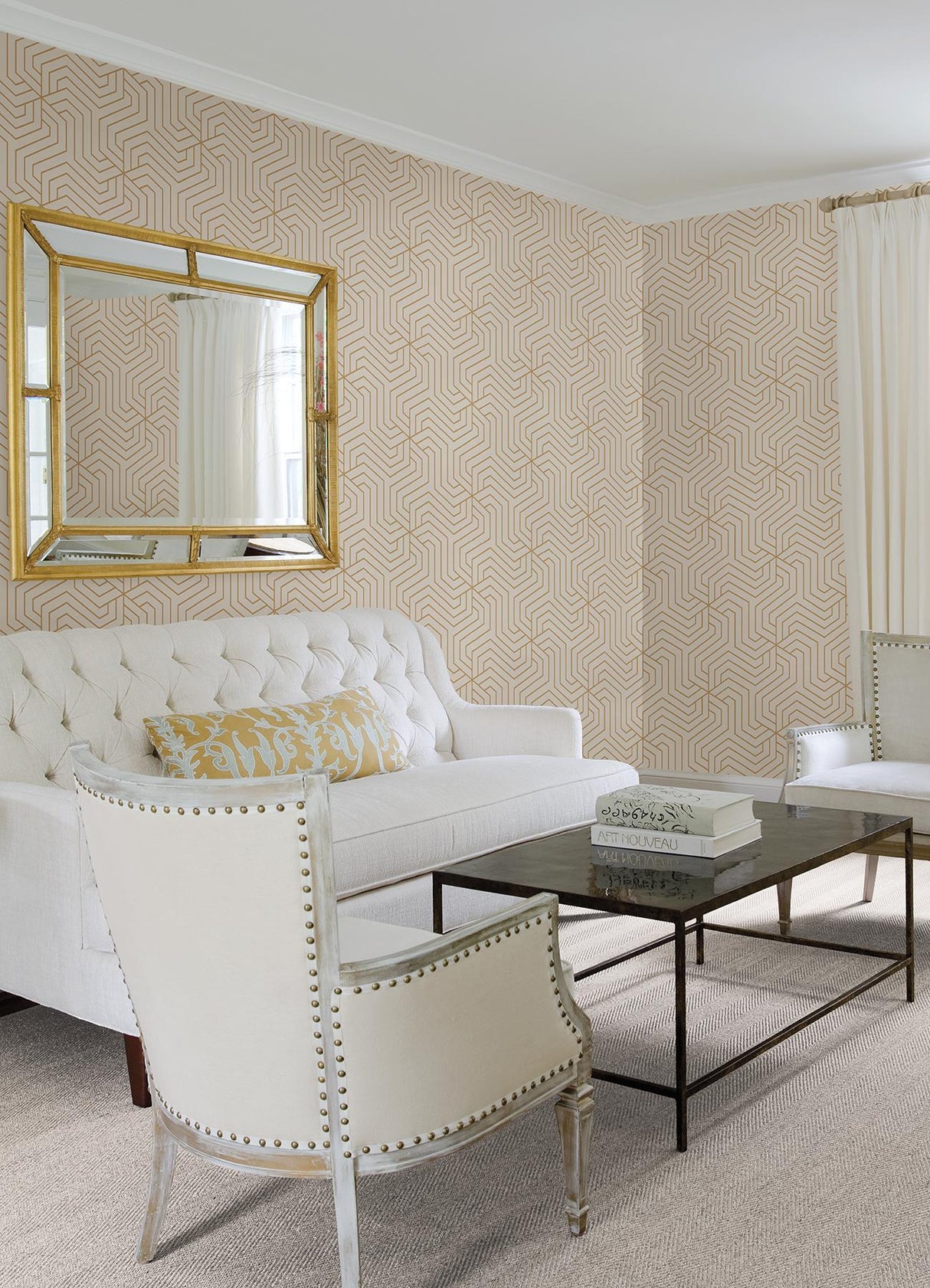 York Cream Ramsey Peel & Stick Wallpaper