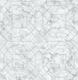 York Silver Seraphina Peel & Stick Wallpaper