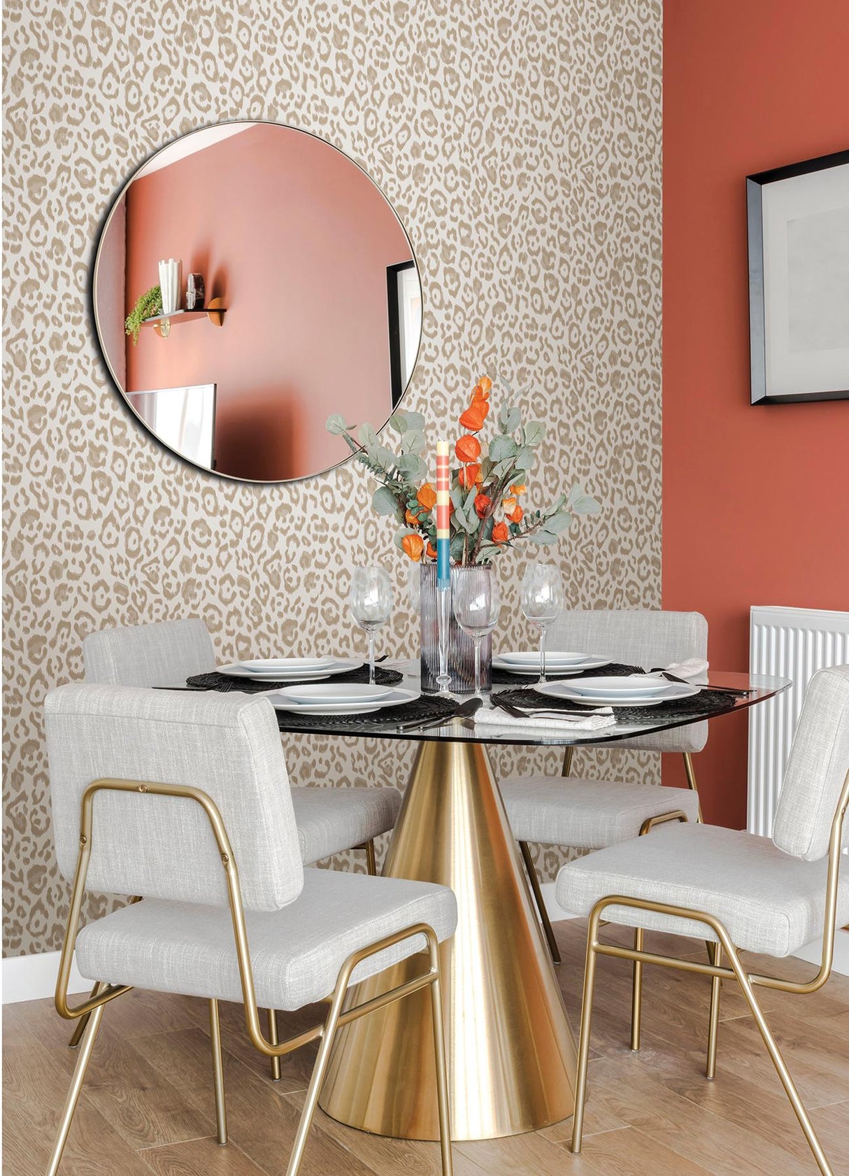 York Taupe Marlowe Peel & Stick Wallpaper