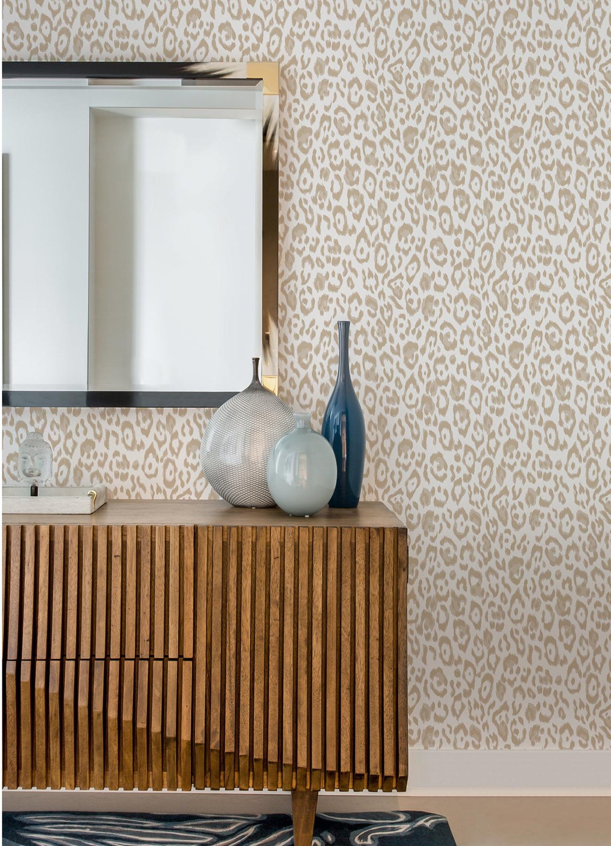 York Taupe Marlowe Peel & Stick Wallpaper