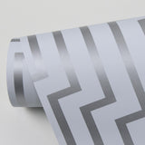 York Sky Blue Crystalline Self Adhesive Wallpaper