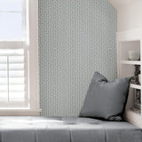 York Sky Blue Crystalline Self Adhesive Wallpaper