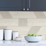 York Natural Graphic Shiplap Self Adhesive Wallpaper