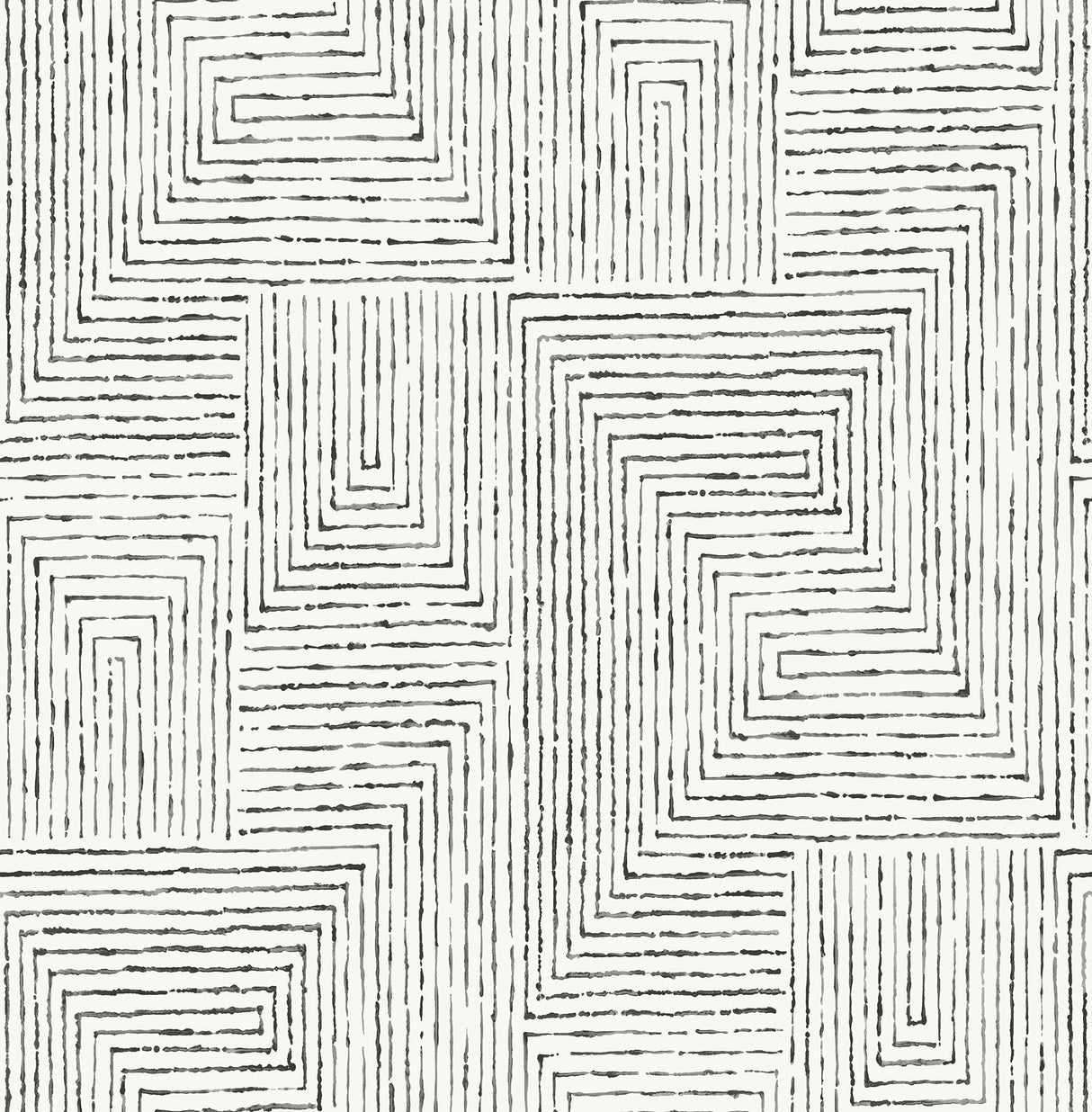 York Black Ink Peel & Stick Wallpaper