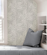 York Black Ink Peel & Stick Wallpaper