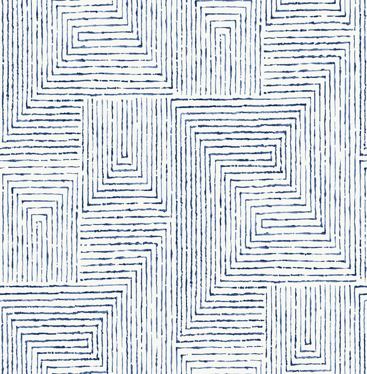 York Blue Ink Peel & Stick Wallpaper