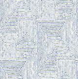 York Blue Ink Peel & Stick Wallpaper
