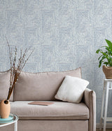 York Blue Ink Peel & Stick Wallpaper