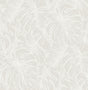 York White Borneo Peel & Stick Wallpaper