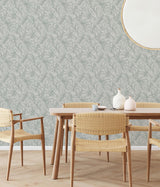 York White Borneo Peel & Stick Wallpaper
