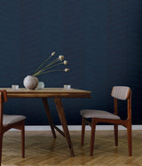 York Indigo Wayward Peel & Stick Wallpaper
