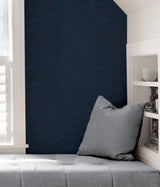 York Indigo Wayward Peel & Stick Wallpaper