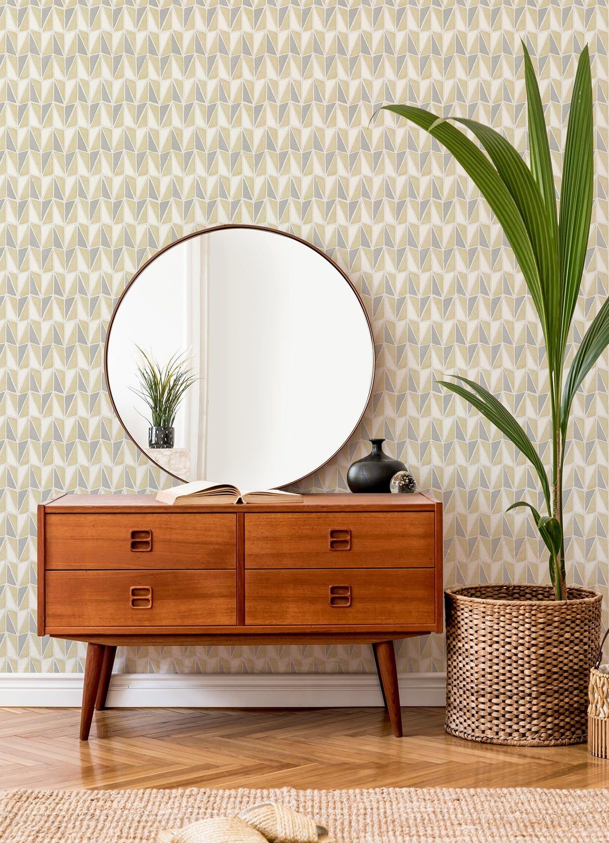 York Yellow Falkirk Peel & Stick Wallpaper