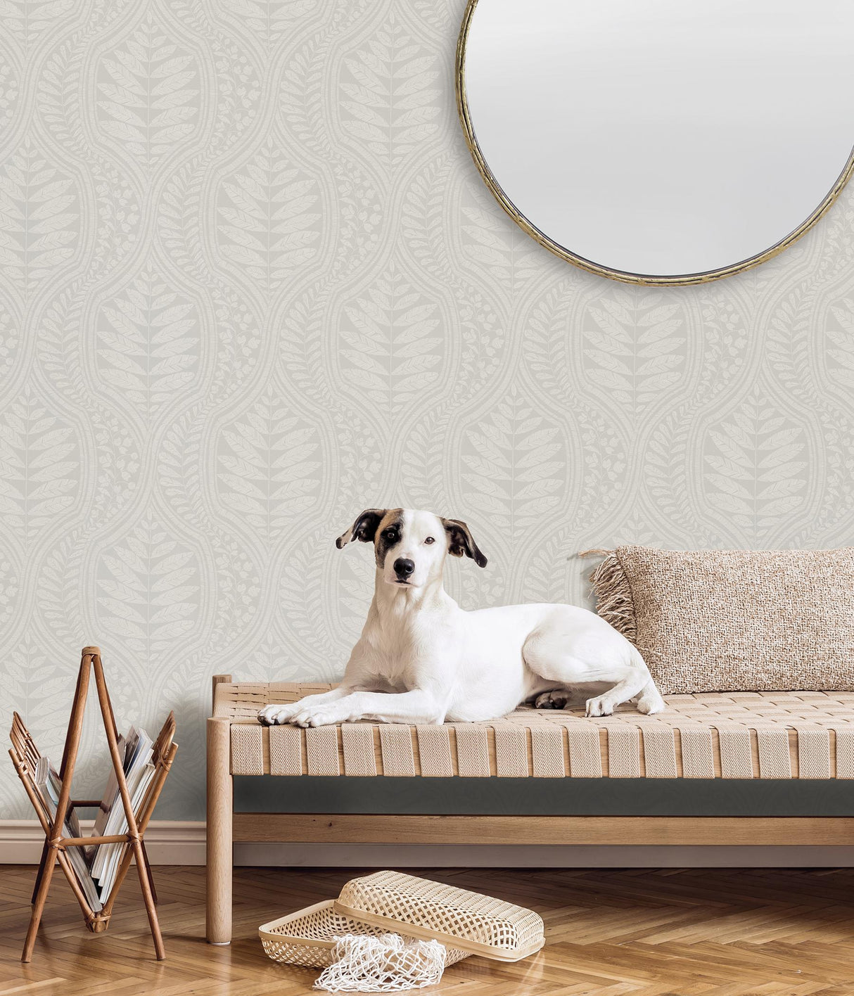 York Green Foliate Peel & Stick Wallpaper
