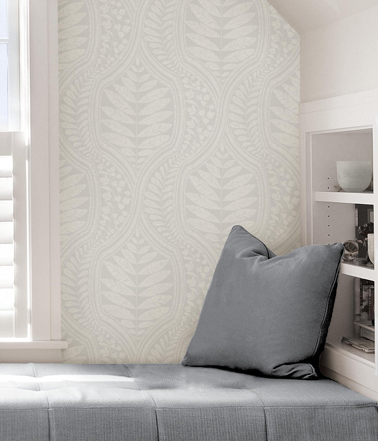 York Green Foliate Peel & Stick Wallpaper