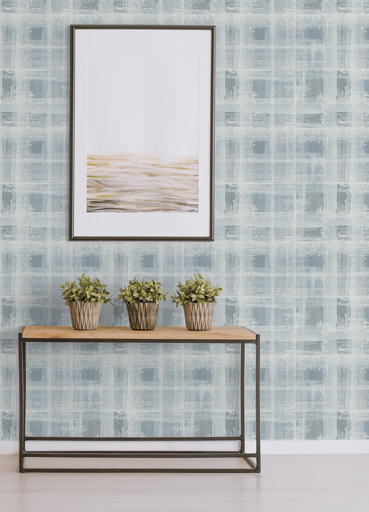 York Blue Stuart Peel & Stick Wallpaper