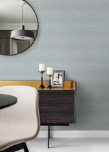 York Grey Blue Alden Peel & Stick Wallpaper