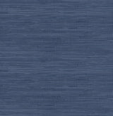 York Navy Blue Classic Faux Grasscloth Peel & Stick Wallpaper