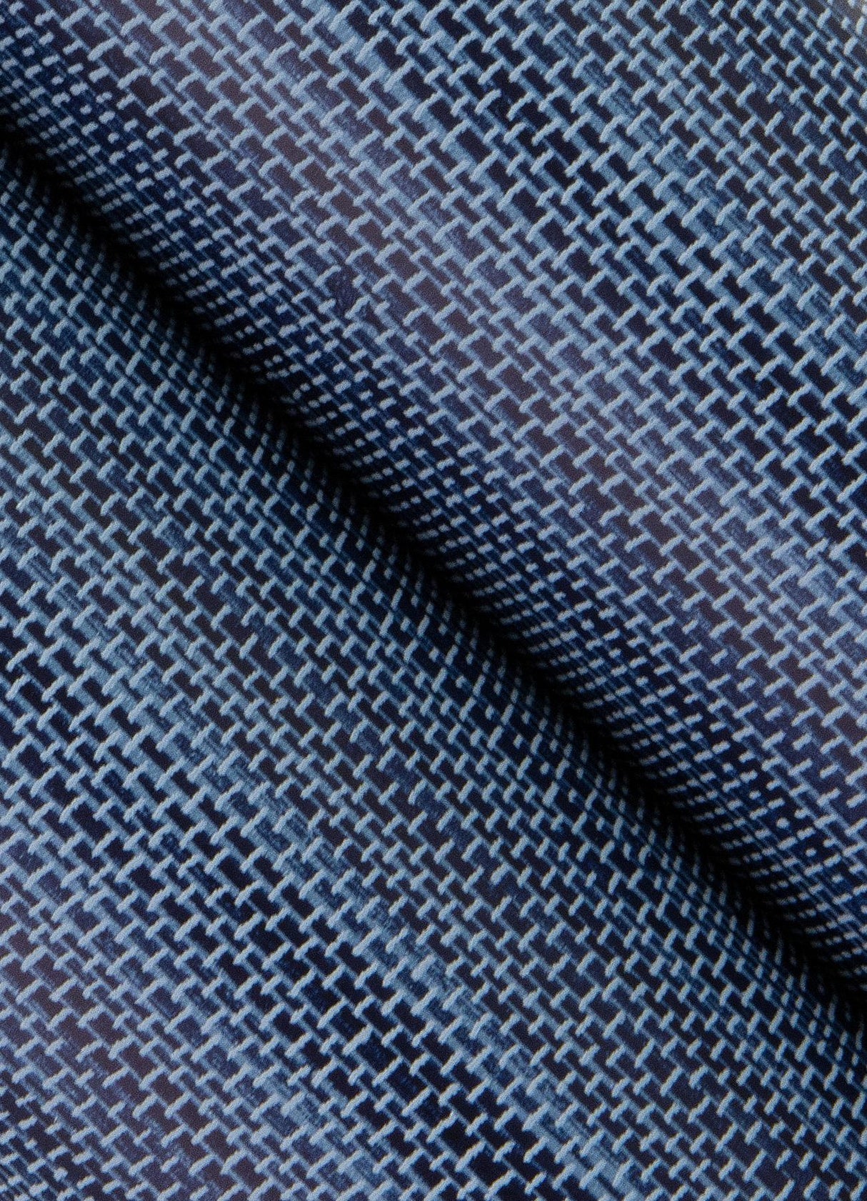York Navy Blue Classic Faux Grasscloth Peel & Stick Wallpaper