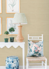 York Wheat Classic Faux Grasscloth Peel & Stick Wallpaper