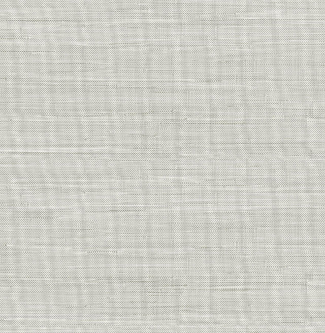 York Grey Classic Faux Grasscloth Peel & Stick Wallpaper