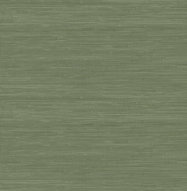 York Hunter Green Classic Faux Grasscloth Peel & Stick Wallpaper