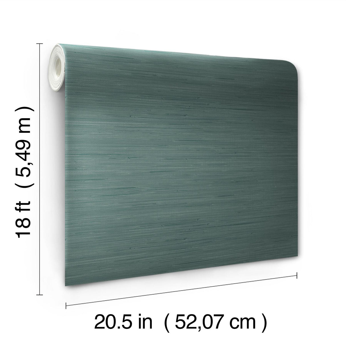 York Peacock Classic Faux Grasscloth Peel & Stick Wallpaper