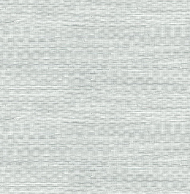 York Whisper Blue Classic Faux Grasscloth Peel & Stick Wallpaper