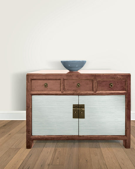 York Whisper Blue Classic Faux Grasscloth Peel & Stick Wallpaper