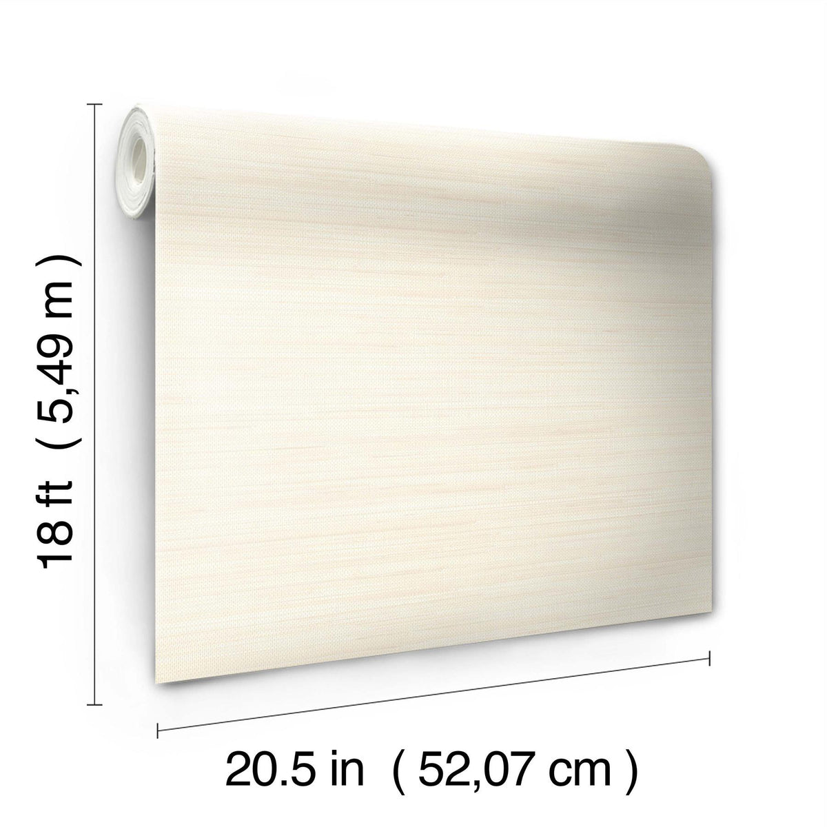 York Cashmere Classic Faux Grasscloth Peel & Stick Wallpaper