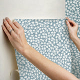 York Sea Fern Slate Blue Peel & Stick Wallpaper