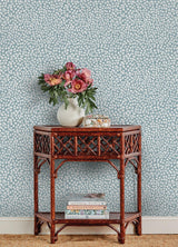 York Sea Fern Slate Blue Peel & Stick Wallpaper