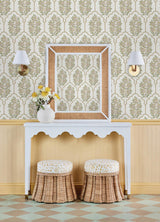 York Floral Bazaar Ochre Peel & Stick Wallpaper
