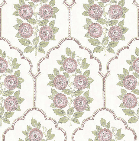 York Floral Bazaar Rose Water Peel & Stick Wallpaper