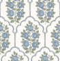 York Floral Bazaar Green and Blue Peel & Stick Wallpaper