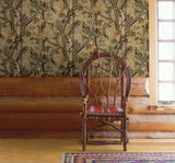 York Sawgrass Brown Camo Forest Wallpaper