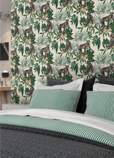 York Morris Cream Tropical Jungle Wallpaper