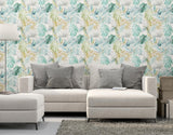 York Lana Aqua Tropica Wallpaper