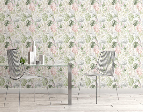 York Lana Sage Tropica Wallpaper