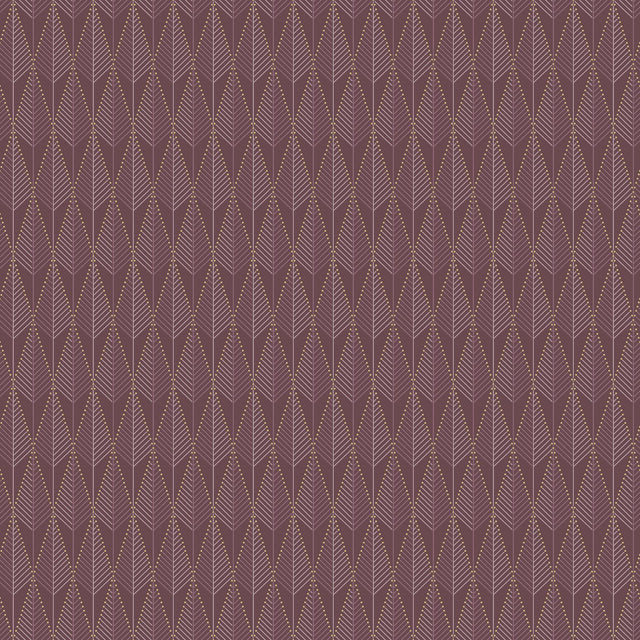 York Padma Purple Geometric Texture Wallpaper