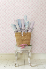 York Baby Bow Pink Jam Peel & Stick Wallpaper
