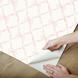 York Baby Bow Pink Jam Peel & Stick Wallpaper