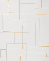 Kravet COUNTERCULTURE IVORY/GOLD Wallpaper
