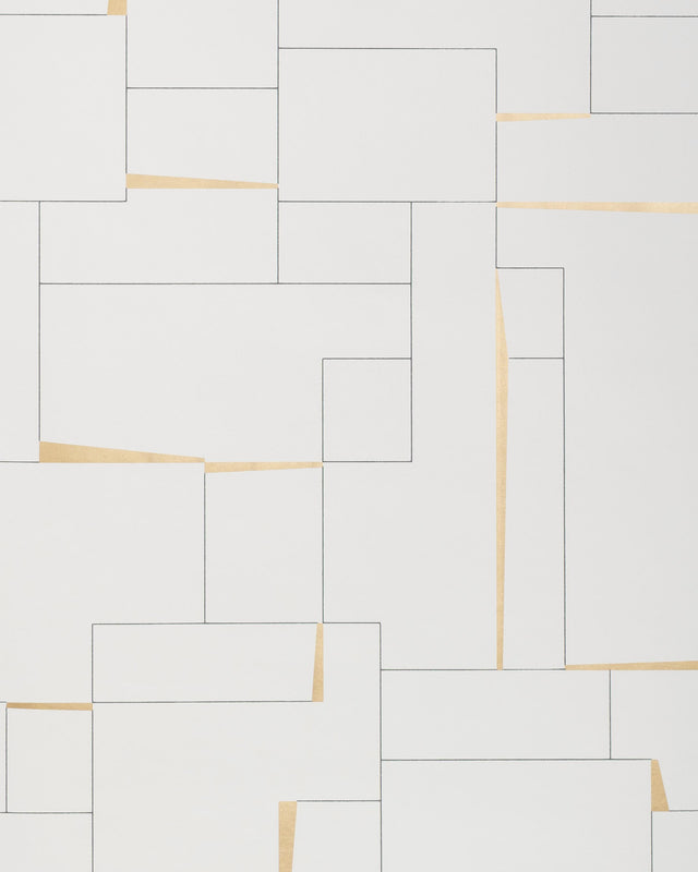 Kravet COUNTERCULTURE IVORY/GOLD Wallpaper