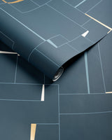 Kravet COUNTERCULTURE INDIGO Wallpaper