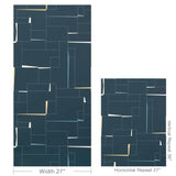 Kravet COUNTERCULTURE INDIGO Wallpaper