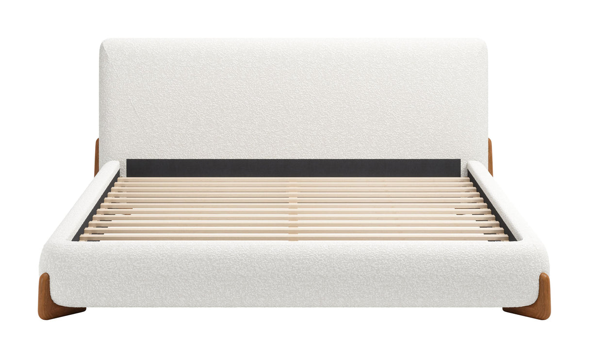 ZUO Baris King Bed Ivory