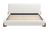 ZUO Baris King Bed Ivory